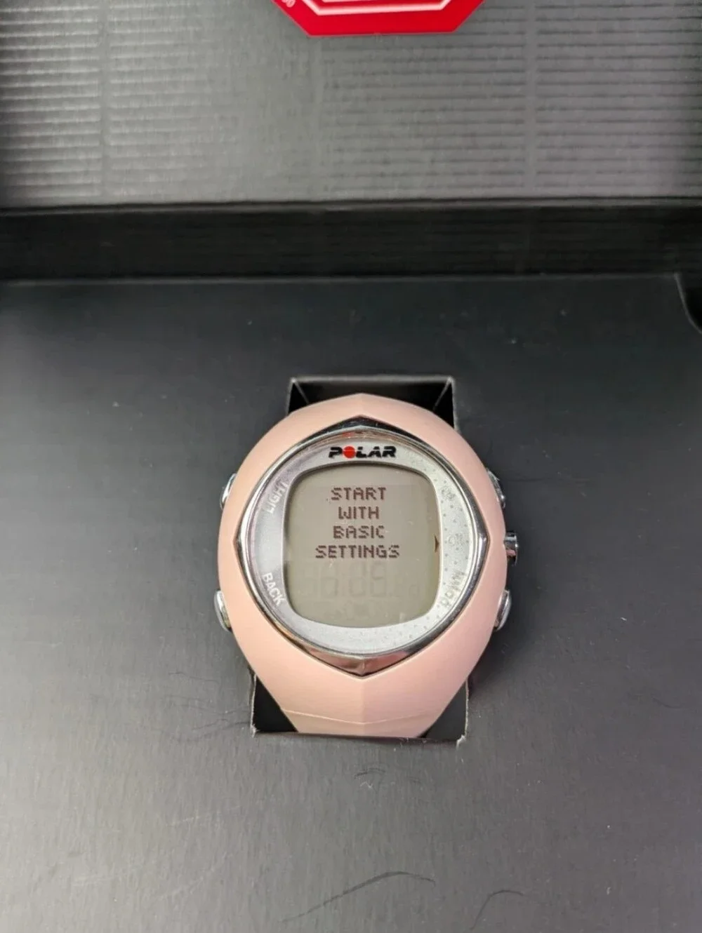 Polar F6 Heart Rate Monitor Fitness Watch New Battery Pink Original Box Manual